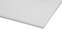 Plastplate hvit 5 mm, 660 x 500 mm